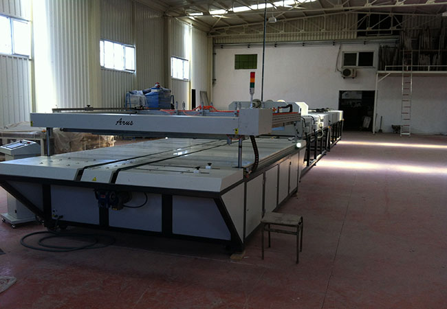 Arus Machine Screen Printing Automatic Posed Glass Printing Machine
